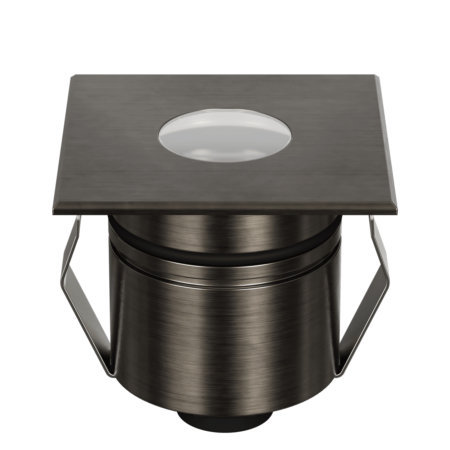 Domus Emit 55mm TRIO LED Inground Deck Light — Antique Brass, Black, White, Brushed Brass or Stainless Steel - Mases LightingDomus Lighting