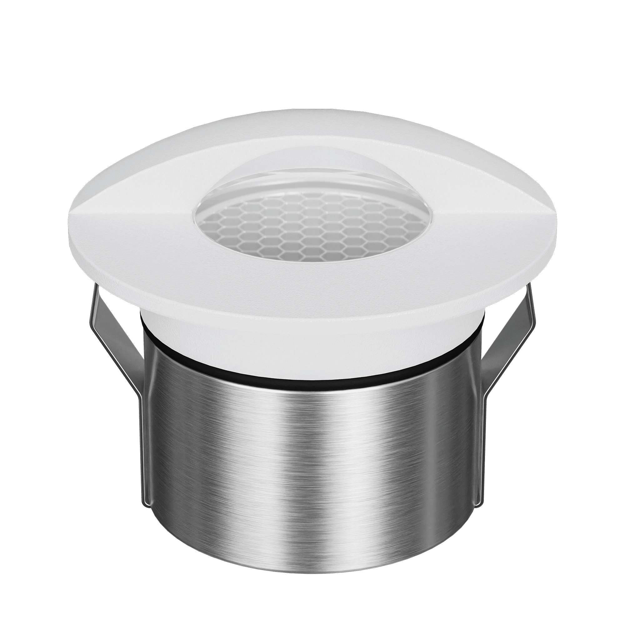 Domus Emit 85mm RGBW LED Inground Deck Light — Antique Brass, Black, White, Brushed Brass or Stainless Steel - Mases LightingDomus Lighting