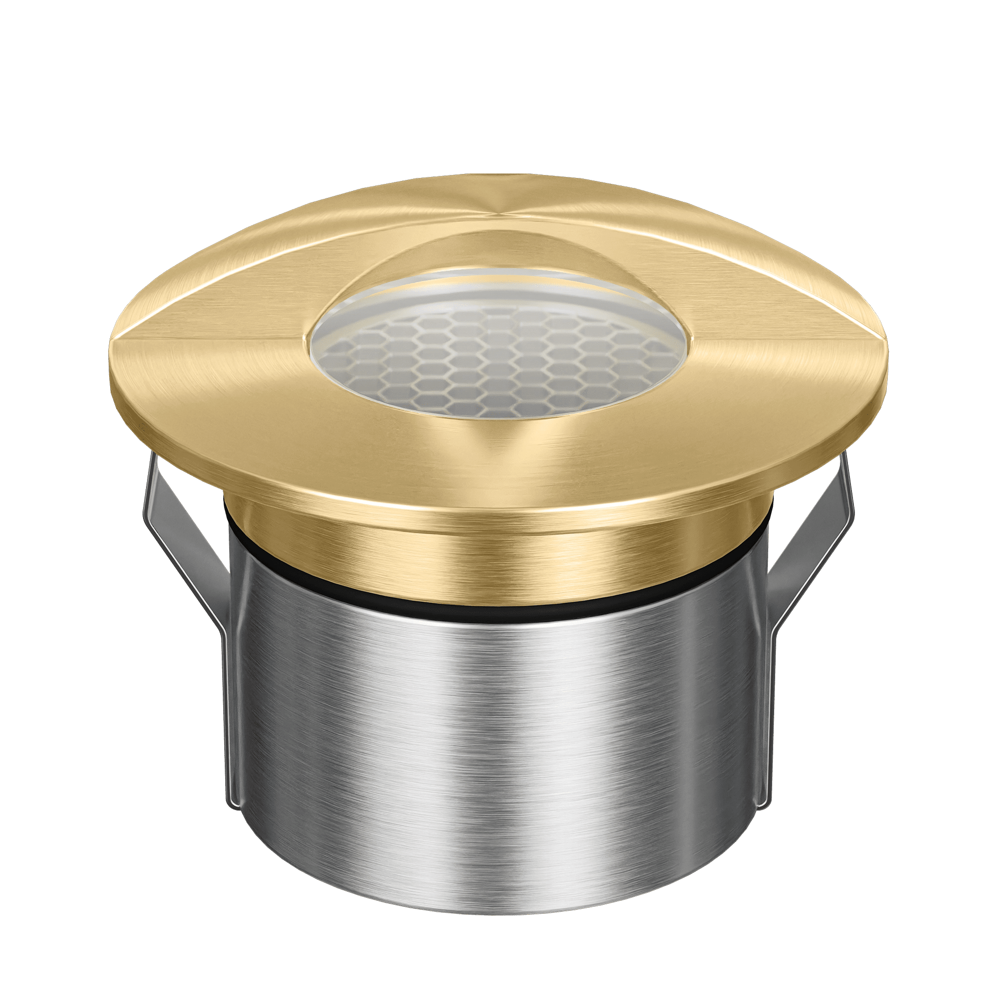 Domus Emit 85mm RGBW LED Inground Deck Light — Antique Brass, Black, White, Brushed Brass or Stainless Steel - Mases LightingDomus Lighting