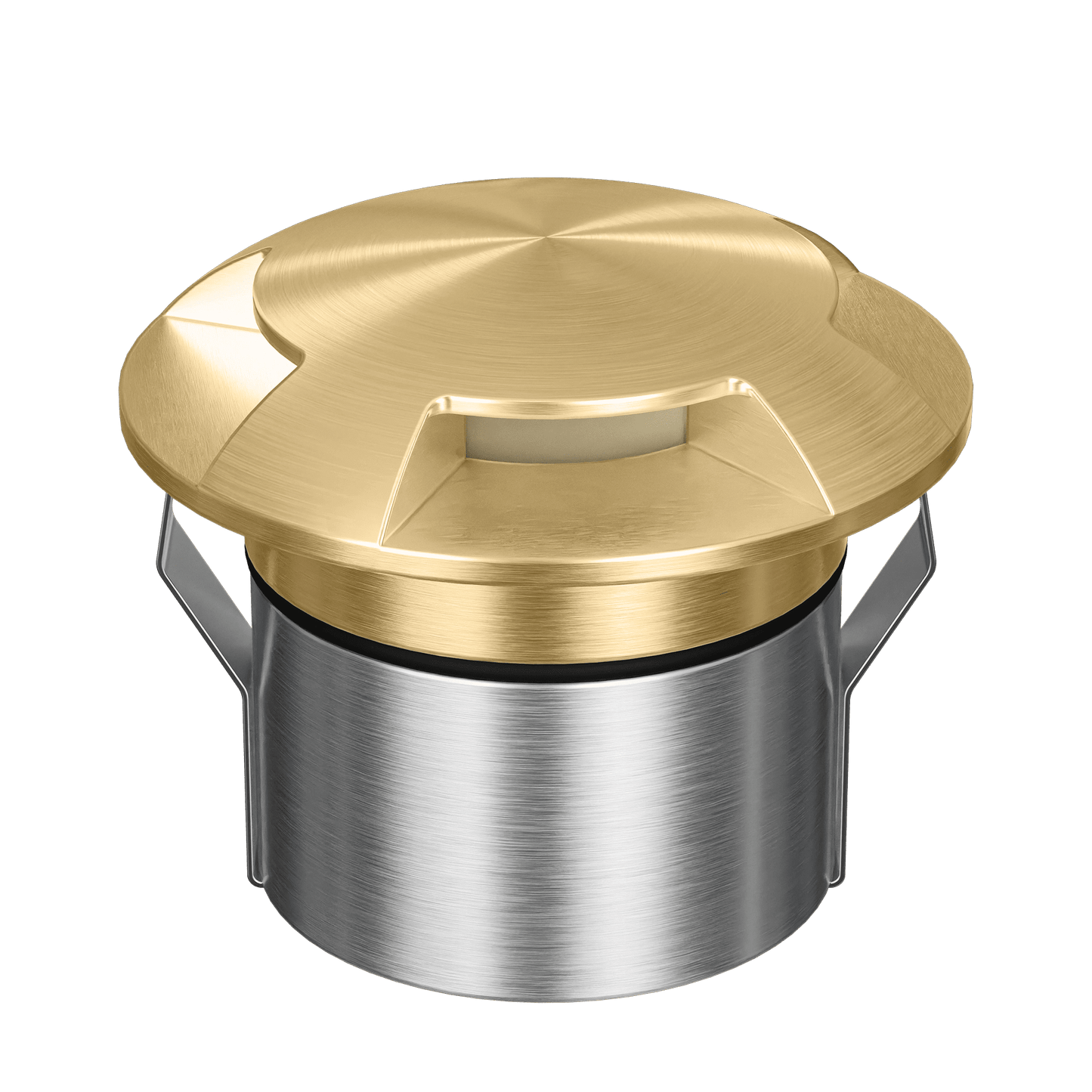 Domus Emit 85mm RGBW LED Inground Deck Light — Antique Brass, Black, White, Brushed Brass or Stainless Steel - Mases LightingDomus Lighting