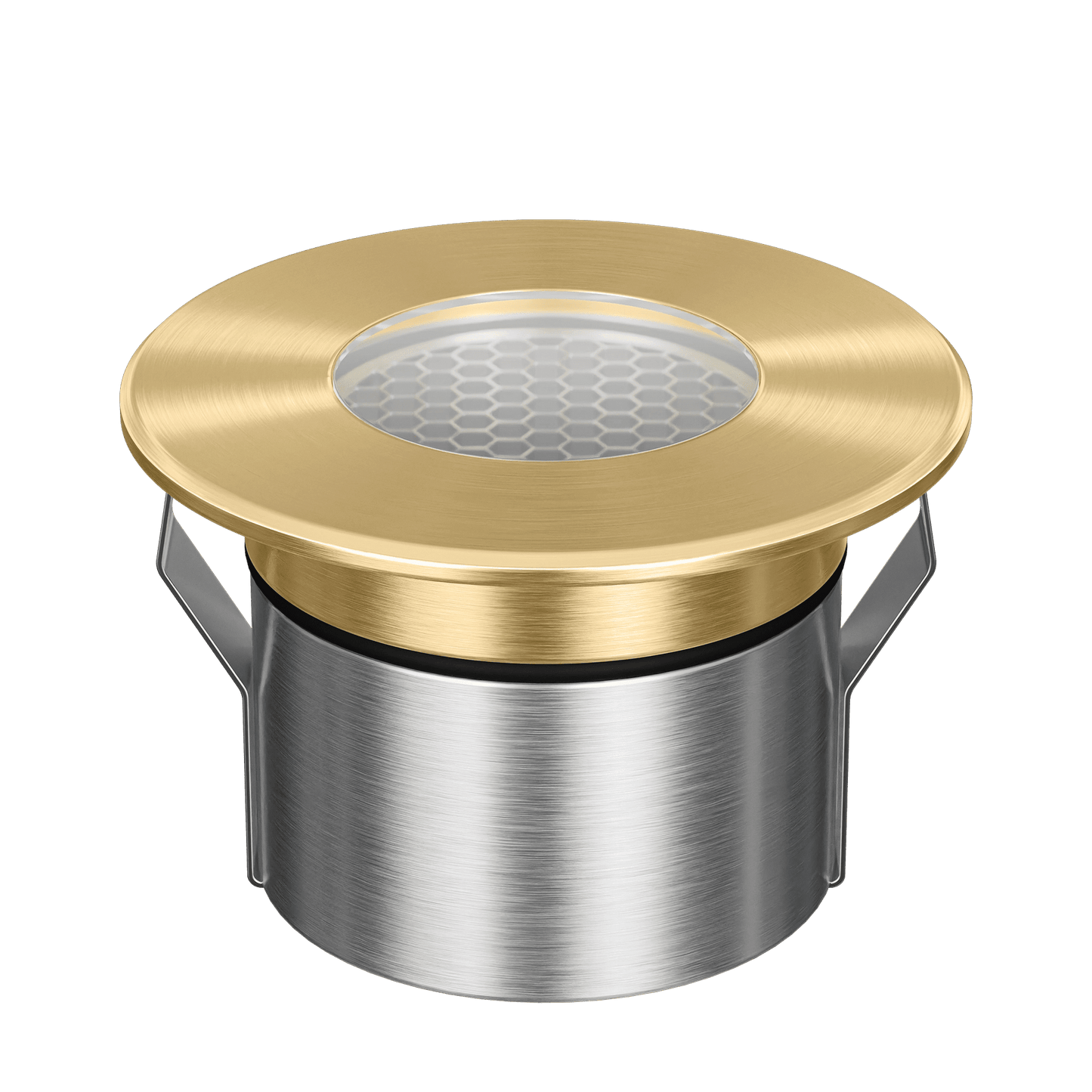 Domus Emit 85mm RGBW LED Inground Deck Light — Antique Brass, Black, White, Brushed Brass or Stainless Steel - Mases LightingDomus Lighting