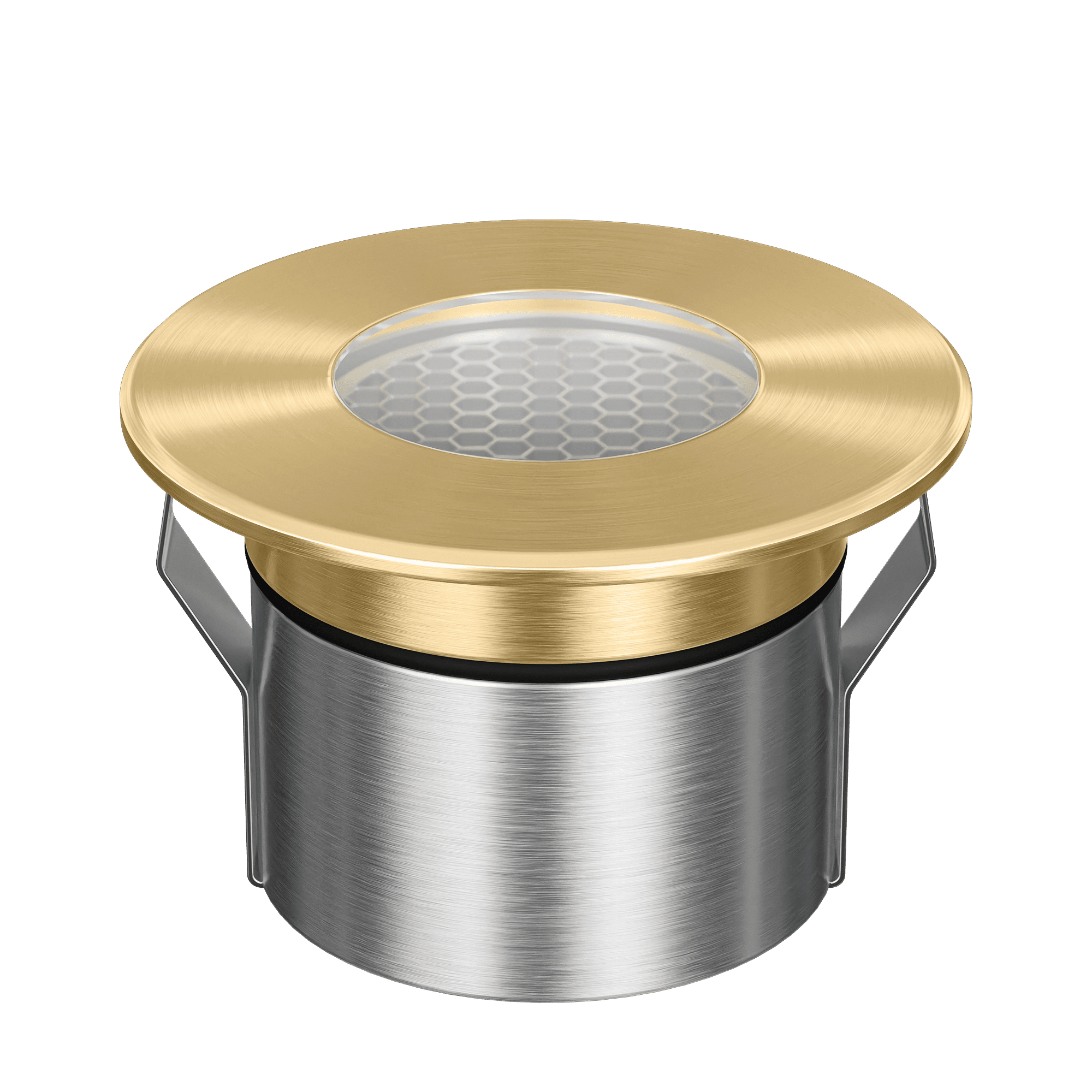 Domus Emit 85mm RGBW LED Inground Deck Light — Antique Brass, Black, White, Brushed Brass or Stainless Steel - Mases LightingDomus Lighting
