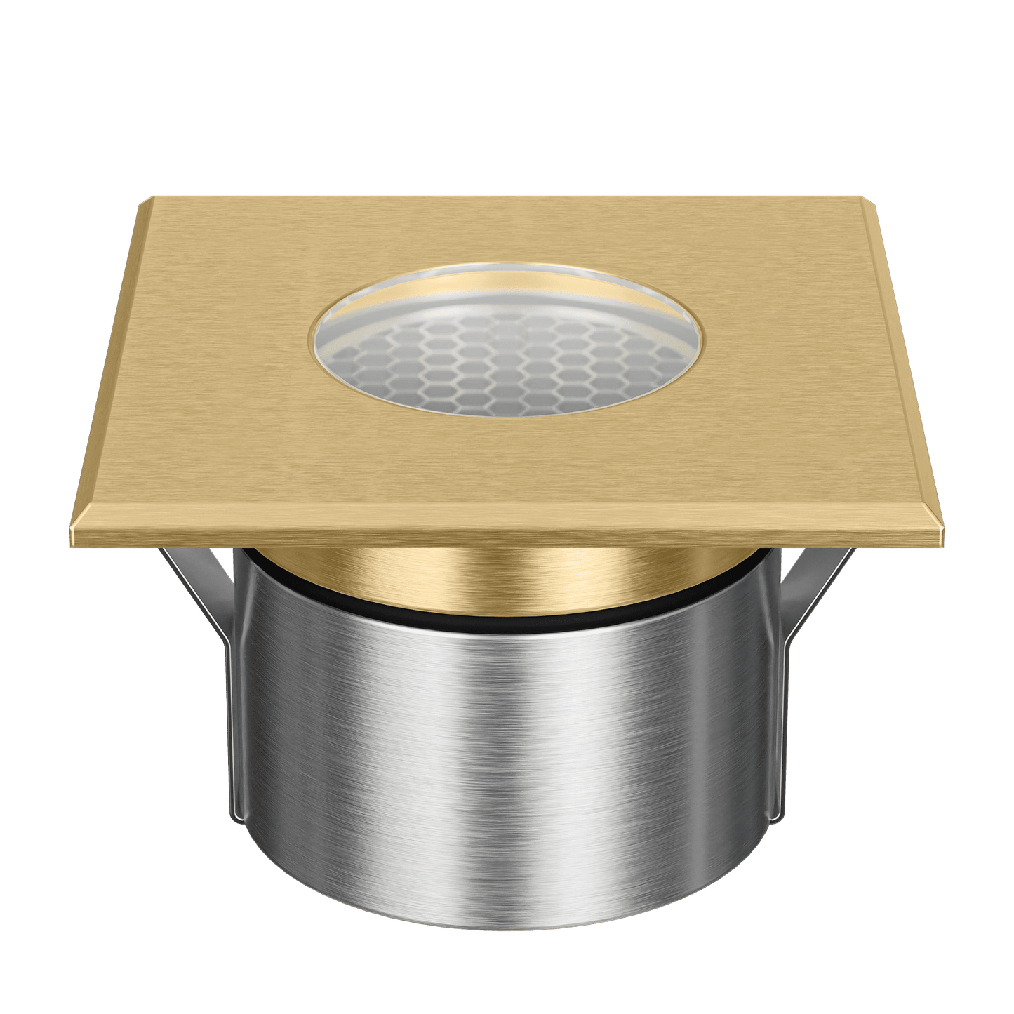 Domus Emit 85mm RGBW LED Inground Deck Light — Antique Brass, Black, White, Brushed Brass or Stainless Steel - Mases LightingDomus Lighting