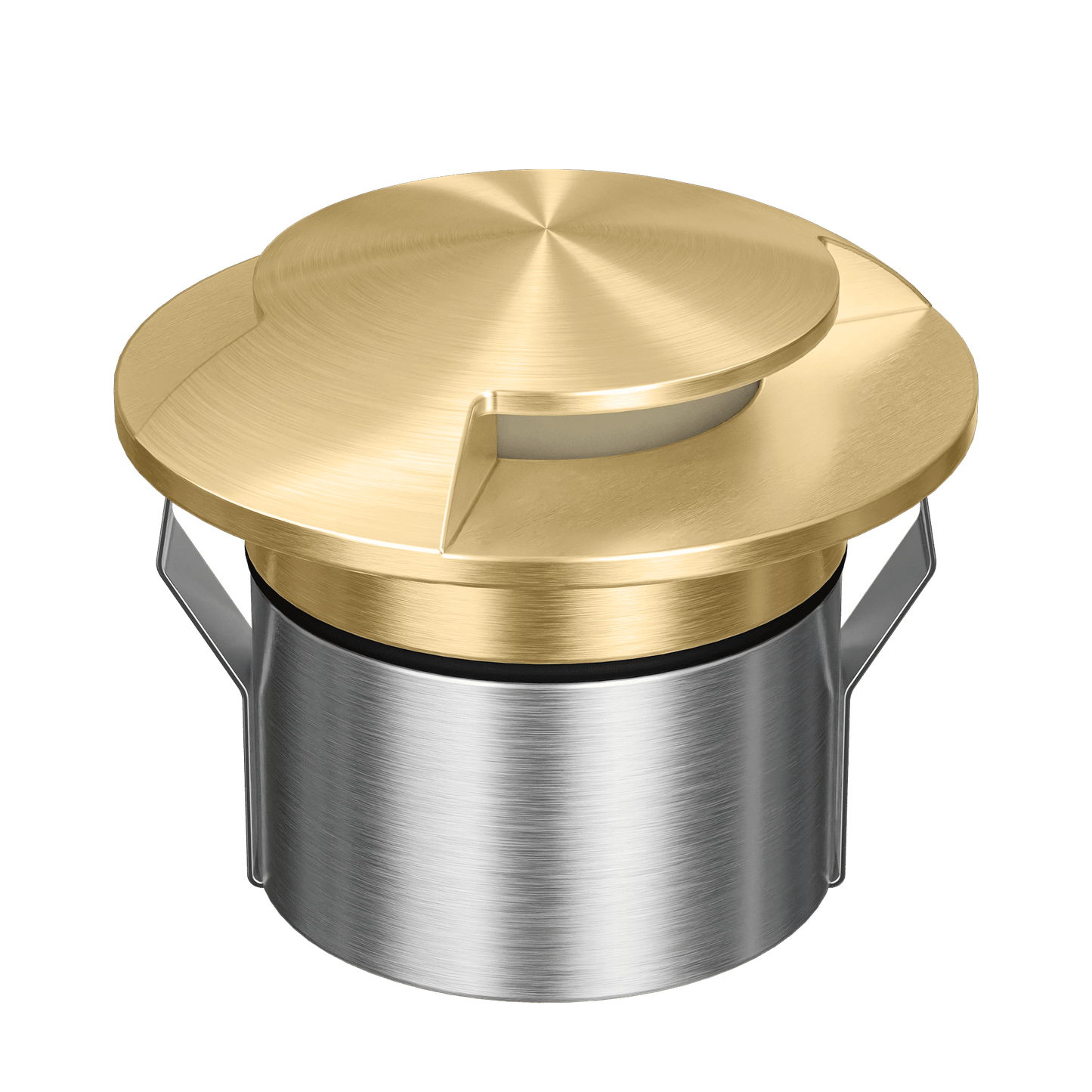 Domus Emit 85mm RGBW LED Inground Deck Light — Antique Brass, Black, White, Brushed Brass or Stainless Steel - Mases LightingDomus Lighting