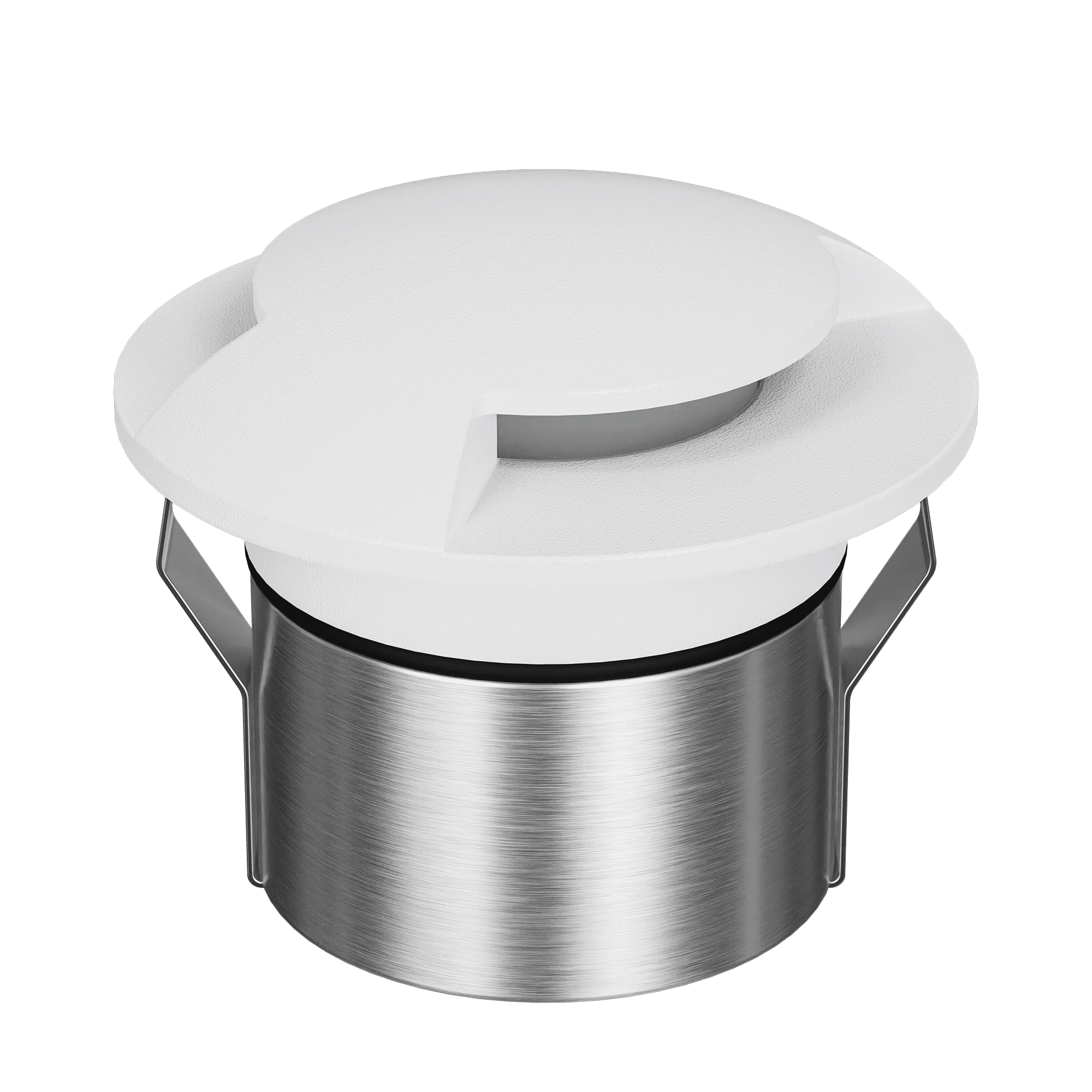 Domus Emit 85mm RGBW LED Inground Deck Light — Antique Brass, Black, White, Brushed Brass or Stainless Steel - Mases LightingDomus Lighting