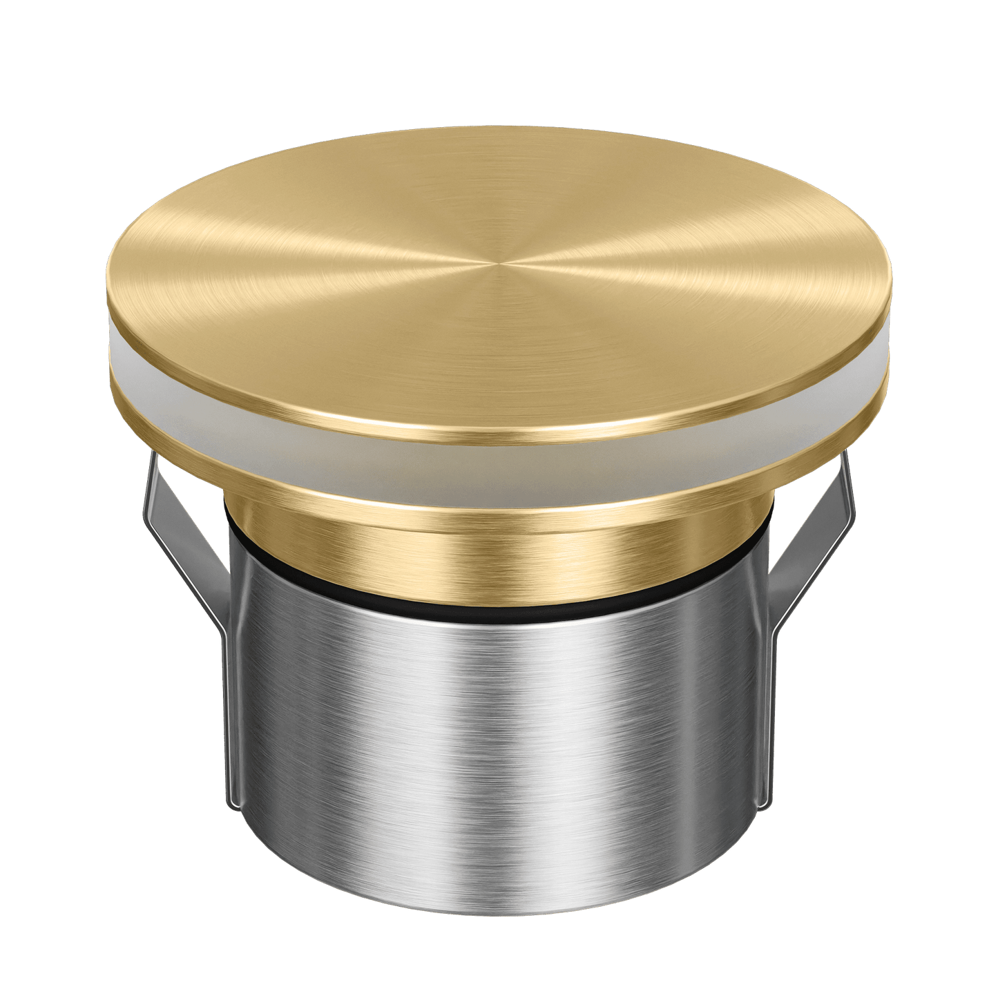 Domus Emit 85mm RGBW LED Inground Deck Light — Antique Brass, Black, White, Brushed Brass or Stainless Steel - Mases LightingDomus Lighting
