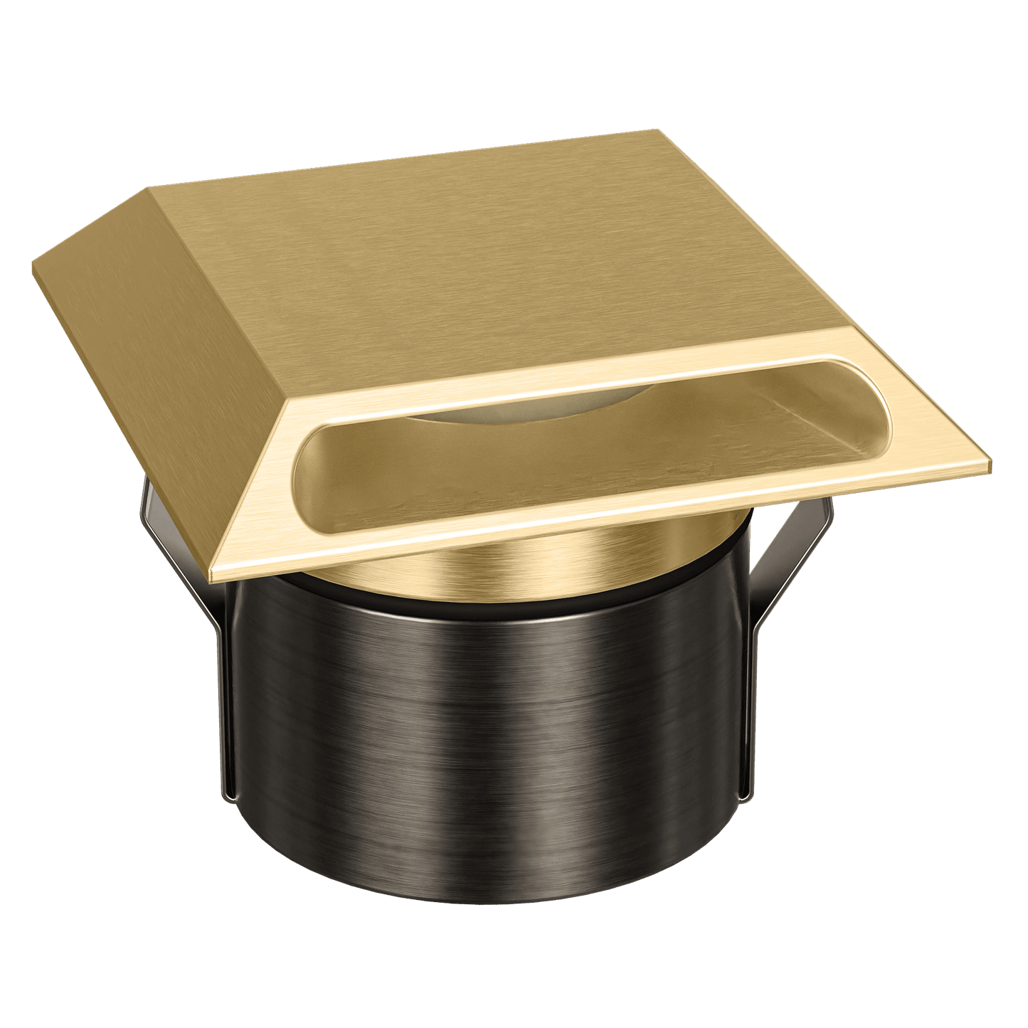 Domus Emit 85mm TRIO LED Inground Deck Light — Antique Brass, Black, White, Brushed Brass or Stainless Steel - Mases LightingDomus Lighting