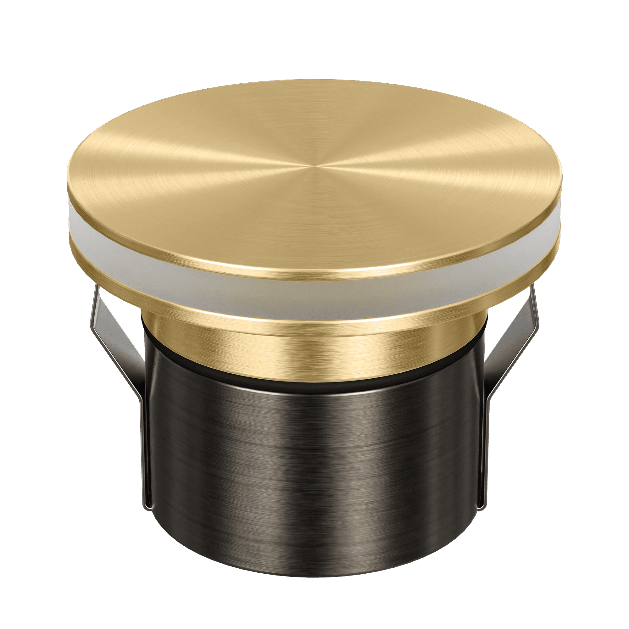 Domus Emit 85mm TRIO LED Inground Deck Light — Antique Brass, Black, White, Brushed Brass or Stainless Steel - Mases LightingDomus Lighting