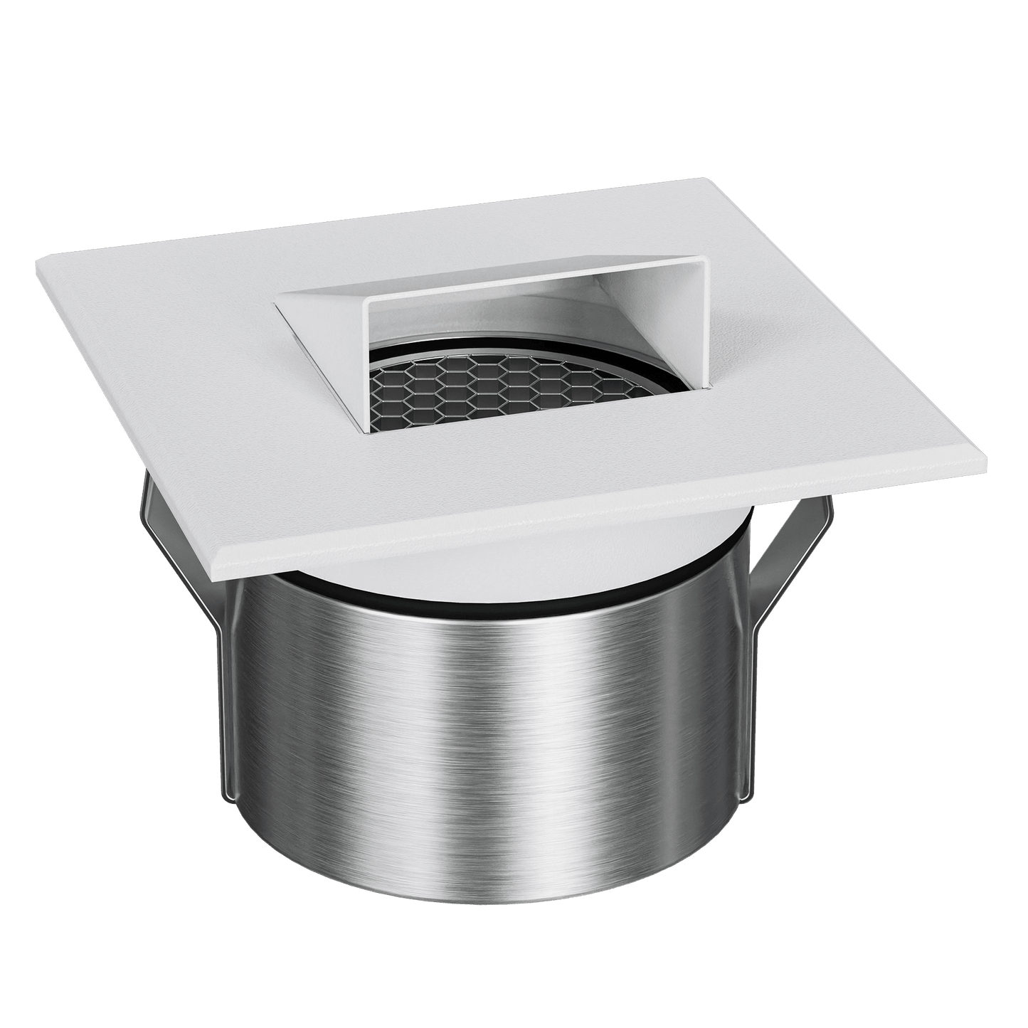 Domus Emit 85mm TRIO LED Inground Deck Light — Antique Brass, Black, White, Brushed Brass or Stainless Steel - Mases LightingDomus Lighting