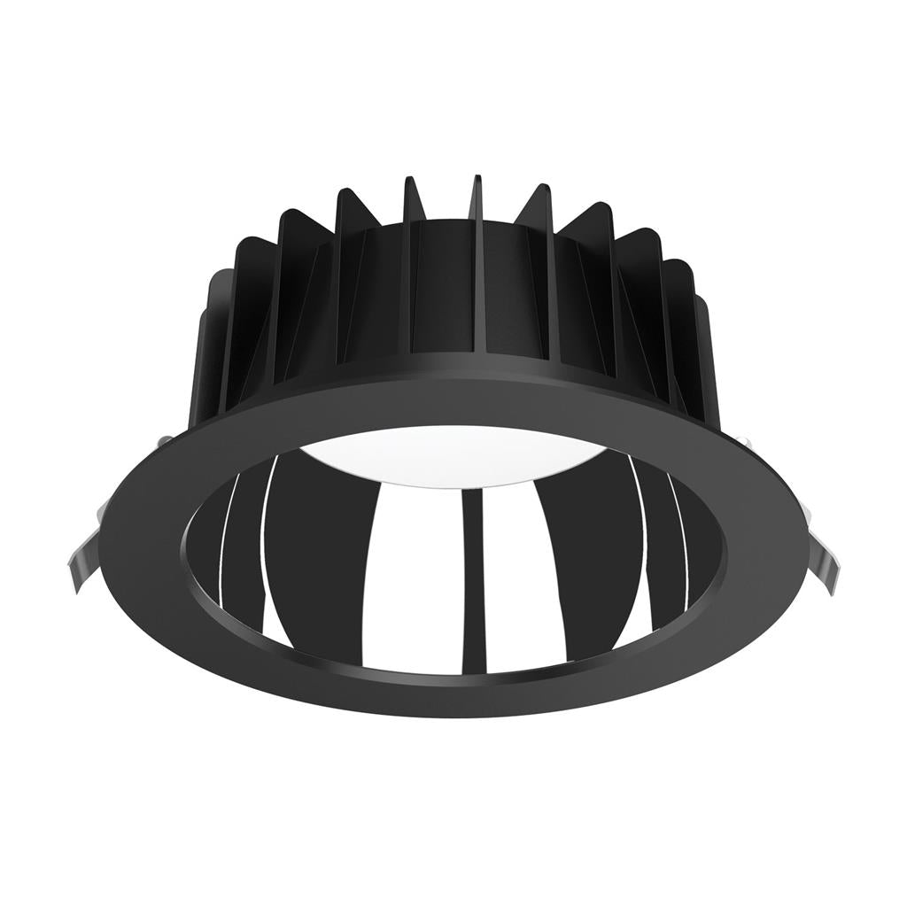 Domus EXPO - TRIO/DALI 10W- 25W- 35W Low Glare Recessed LED Tricolour IP44 Downlight - Black/White - Mases LightingDomus