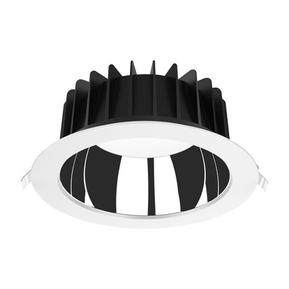 Domus EXPO - TRIO/DALI 10W- 25W- 35W Low Glare Recessed LED Tricolour IP44 Downlight - Black/White - Mases LightingDomus
