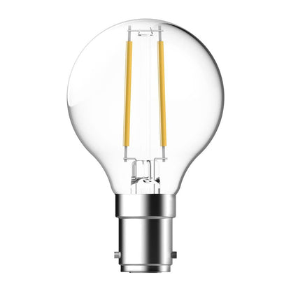 Domus FANCY Round 4.2W Dimmable Led Filament Lamp -Clear, Frost- 240V - E14/ B15 - Mases LightingDomus
