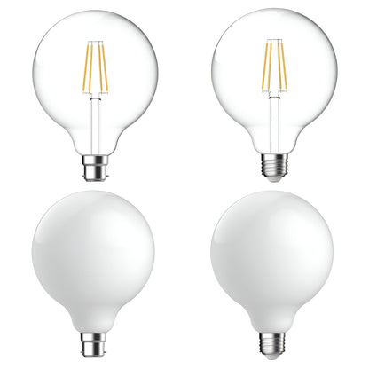 Domus G120 7.8W Dimmable Led Filament Lamp Clear/Frost 240V - B22/E27 - Mases LightingDomus