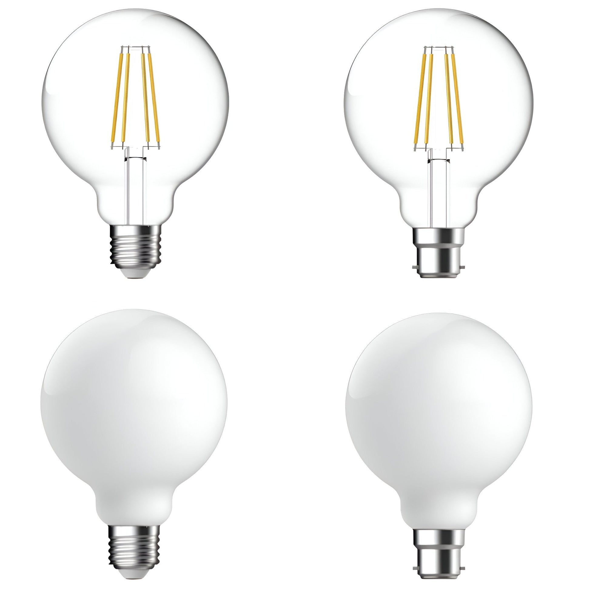 Domus G95 7.2W Dimmable Led Filament Lamp Clear/Frost 240V - B22/E27 - Mases LightingDomus