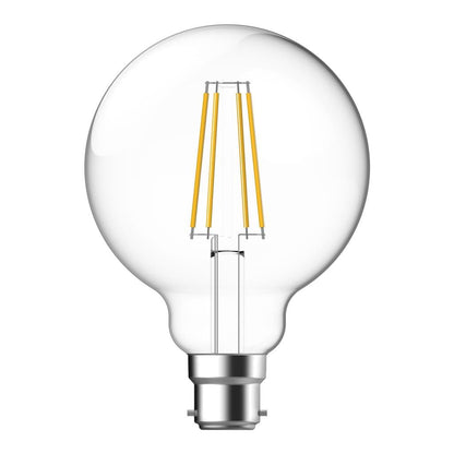 Domus G95 7.2W Dimmable Led Filament Lamp Clear/Frost 240V - B22/E27 - Mases LightingDomus