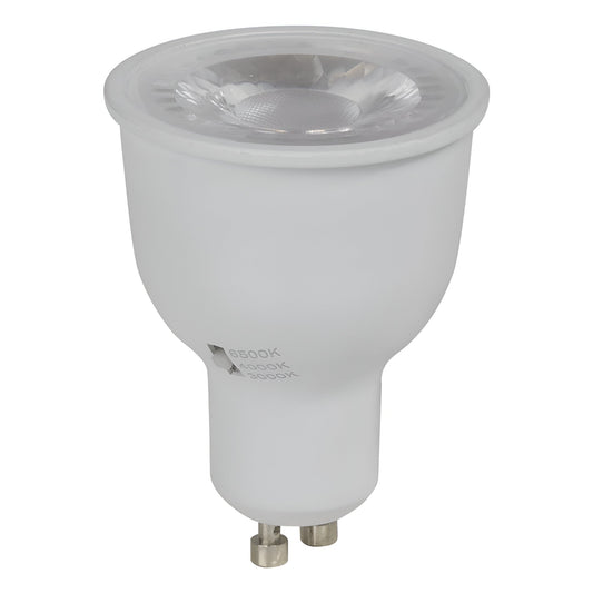 Domus GU10 6W LED Tricolour Dimmable Lamp 240V - Mases LightingDomus