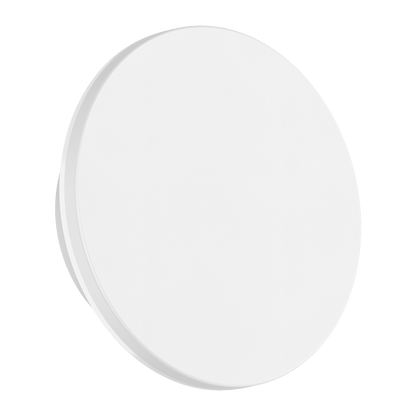 Domus Halo Round Indirect Exterior LED Wall Light Tri-Colour IP65 - Black or White - Mases LightingDomus Lighting