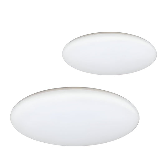 Domus MONDO - 20W/30W Round Tricolour Slimline Switchable IP44 LED Ceiling Light - Mases LightingDomus