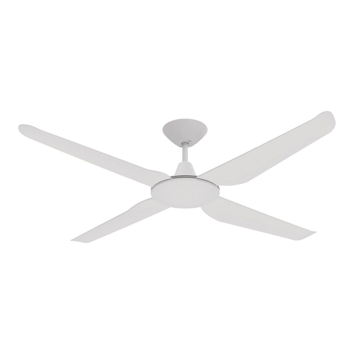 Domus MOTION 4 BLADE 52" DC CEILING FAN in Black or White - Mases LightingDomus