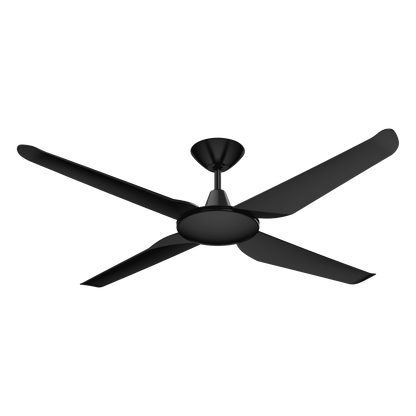 Domus Motion 52" Coastal Indoor/Outdoor Ceiling Fan with Remote | White or Black - Mases LightingDomus