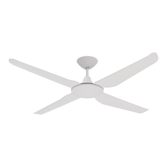 Domus Motion 52" Coastal Indoor/Outdoor Ceiling Fan with Remote | White or Black - Mases LightingDomus