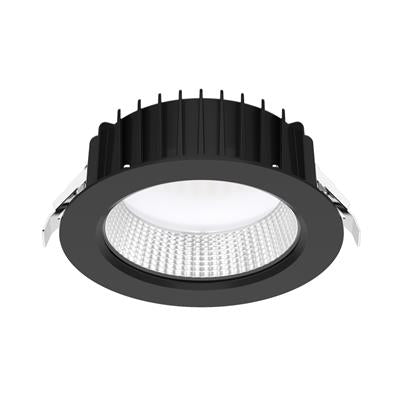 Domus NEO-PRO Round TRIO/DALI 13W, 25W, 35W Recessed Dimmable LED Tricolour IP65 Downlight - Black/White - Mases LightingDomus