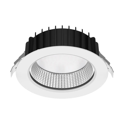 Domus NEO-PRO Round TRIO/DALI 13W, 25W, 35W Recessed Dimmable LED Tricolour IP65 Downlight - Black/White - Mases LightingDomus