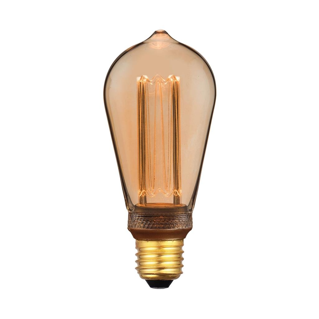 Domus PEAR RETRO 3.5W Led Filament Lamp Dimmable 240V - B22/E27 - Mases LightingDomus