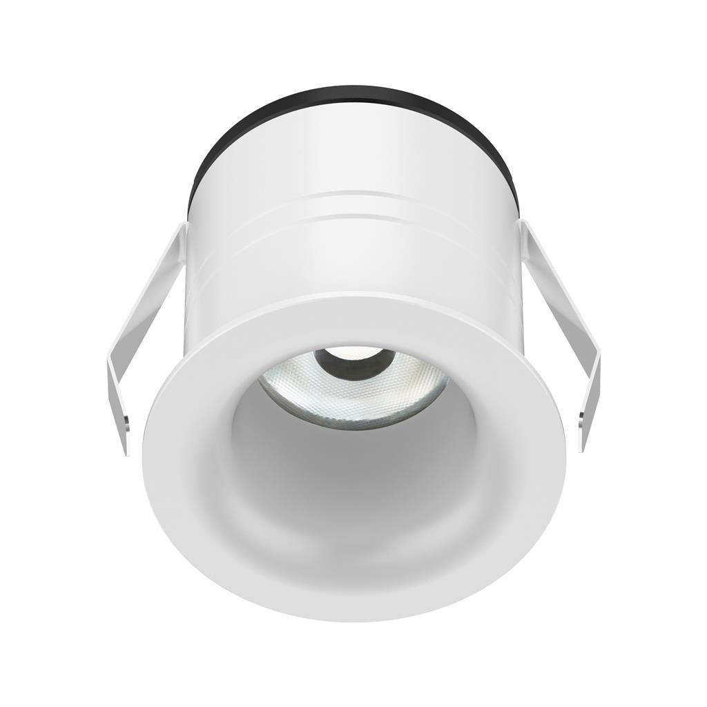 Domus Pico-7 Mini TRIO/DALI Round 7W Dimmable Led Tricolour IP54 Downlight- Black/White - Mases LightingDomus
