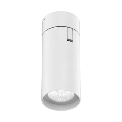 Domus PISTOL Round 15W, 25W Surface Mount Adjustable LED dimmable IP20 Downlight- Black/White - Mases LightingDomus
