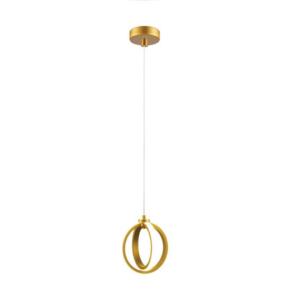 Domus SPIN-PDT 12W Led Tri-Colour Dimmable Twin Ring Pendant D170mm Trio - Mases LightingDomus