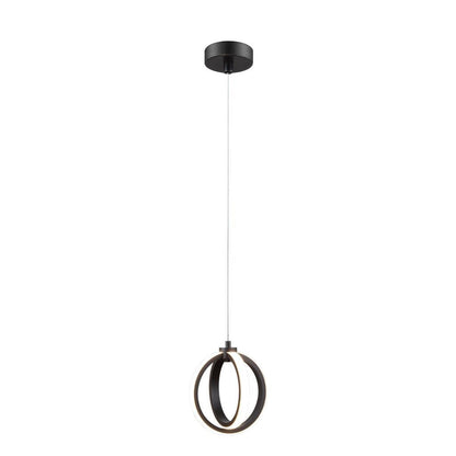 Domus SPIN-PDT 12W Led Tri-Colour Dimmable Twin Ring Pendant D170mm Trio - Mases LightingDomus