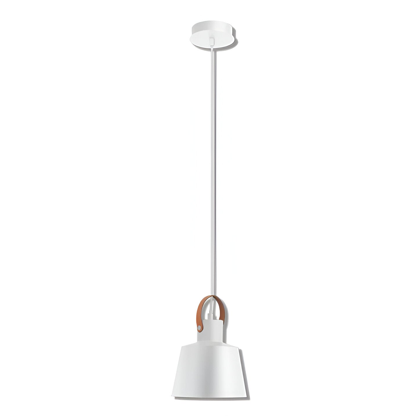 Domus STRAP-PDT Pendant Light 1 X E27 240V - Matt Black or Matt White - Mases LightingDomus