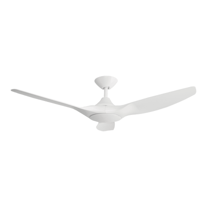 Domus Strike 52 Inch Dc 3 Blade Ceiling Fan in Black or White - Mases LightingDomus