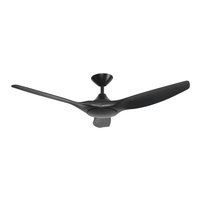 Domus Strike 52 Inch Dc 3 Blade Ceiling Fan in Black or White - Mases LightingDomus