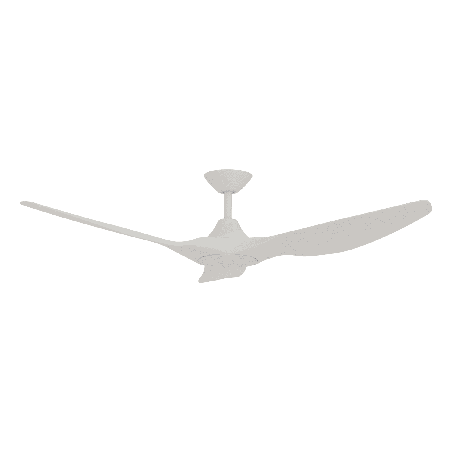 Domus Strike 60" DC Ceiling Fan with Remote | White, White Oak, Black or Black Walnut - Mases LightingDomus