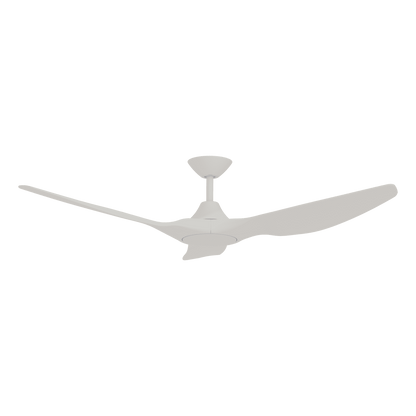Domus Strike 60" DC Ceiling Fan with Remote | White, White Oak, Black or Black Walnut - Mases LightingDomus