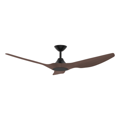 Domus Strike 60" DC Ceiling Fan with Remote | White, White Oak, Black or Black Walnut - Mases LightingDomus