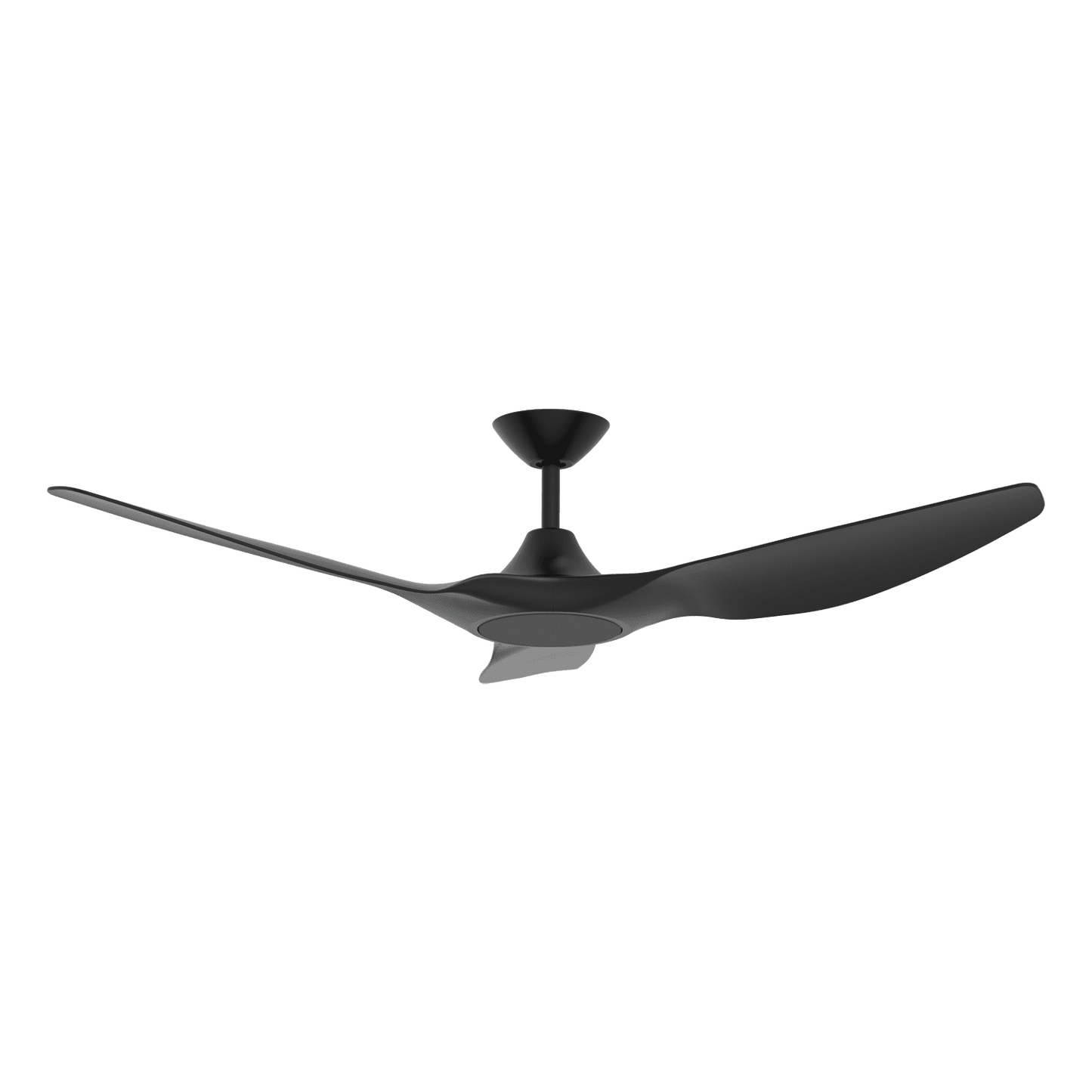 Domus Strike 60" DC Ceiling Fan with Remote | White, White Oak, Black or Black Walnut - Mases LightingDomus