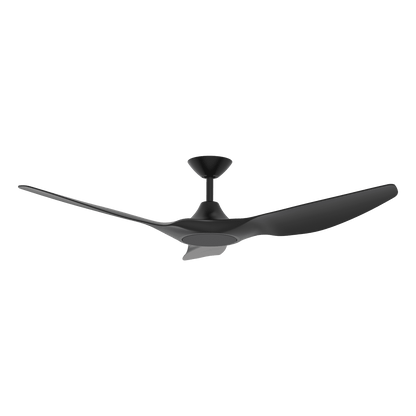 Domus Strike 60" DC Ceiling Fan with Remote | White, White Oak, Black or Black Walnut - Mases LightingDomus