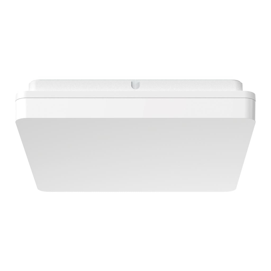 Domus SUNSET 250/300/400mm Square - 15W/25W/35W LED Tricolour Dimmable IP54 Oyster Light - White - Mases LightingDomus