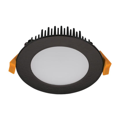 Domus TEK-13 TRIO/DALI 13W Dimmable LED Tricolour IP44 Downlight - Black/White/Satin Chrome - Mases LightingDomus