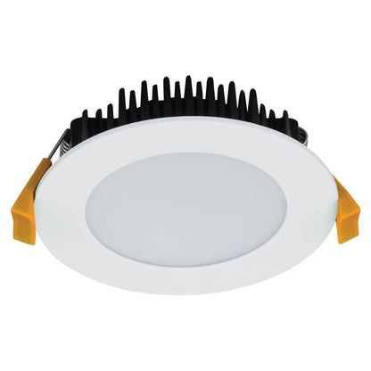 Domus TEK-13 TRIO/DALI 13W Dimmable LED Tricolour IP44 Downlight - Black/White/Satin Chrome - Mases LightingDomus