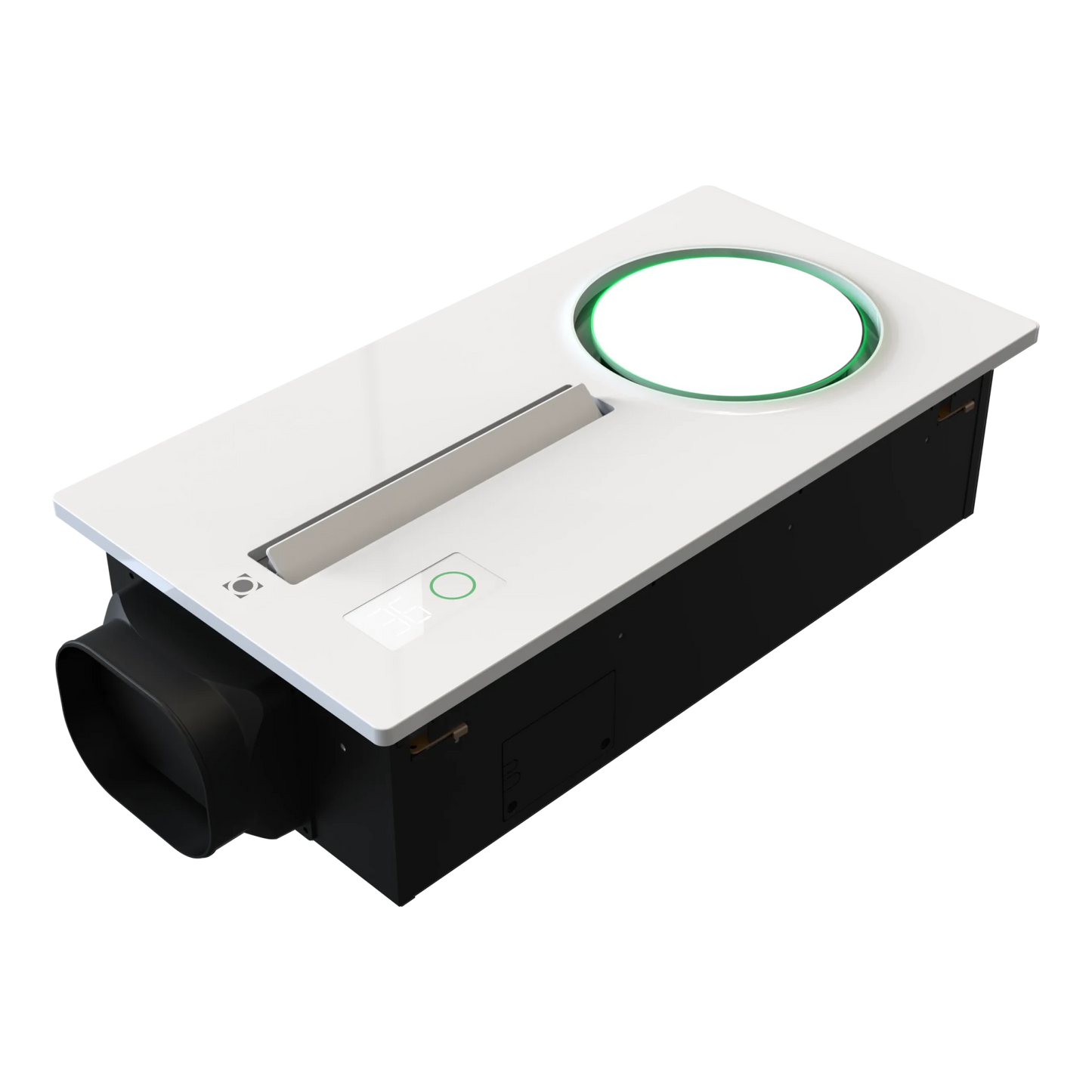 Domus Vivaheat 6 in 1 Premium Slimline Bathroom Heater, Exhaust Fan & Light White - Mases LightingDomus Lighting