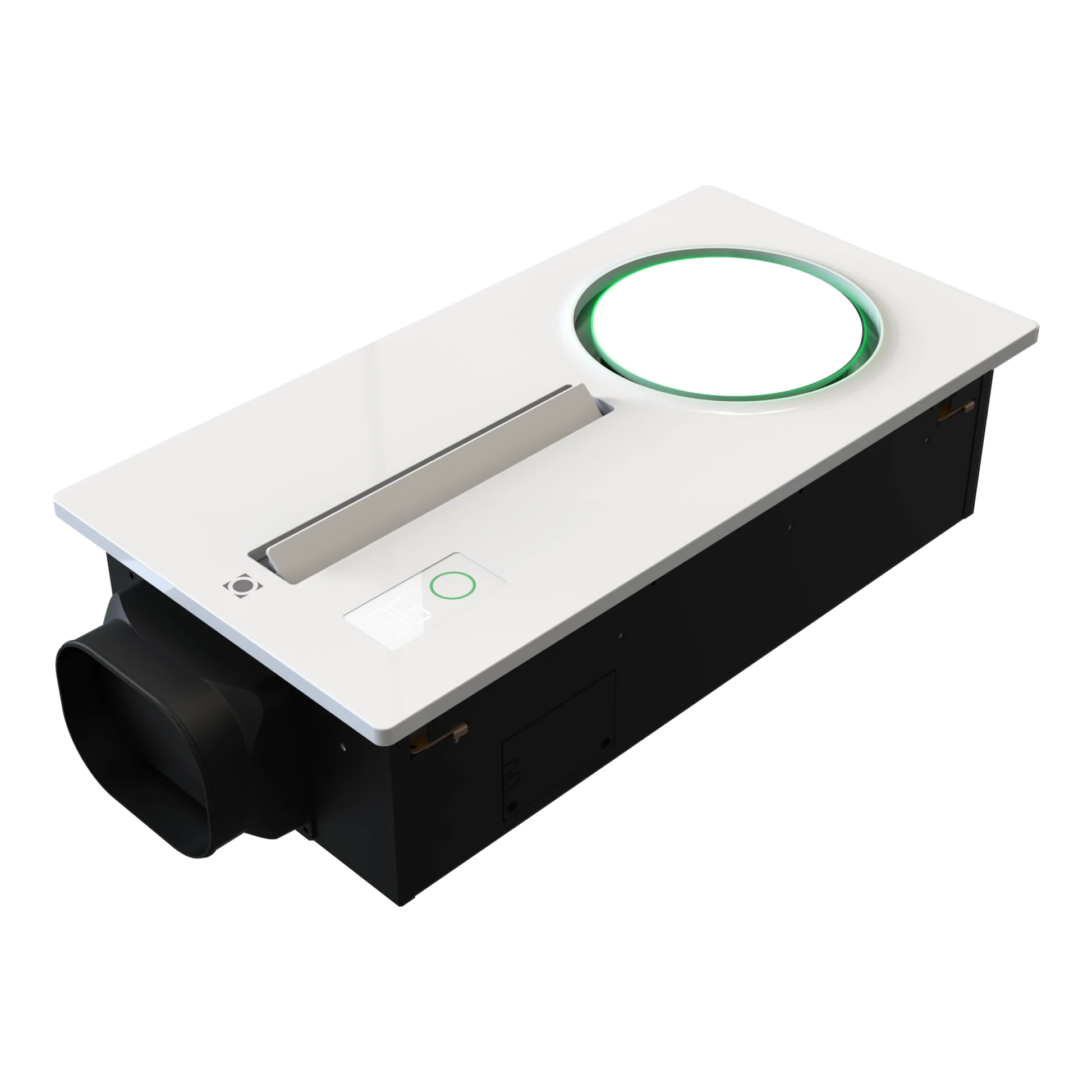 Domus Vivaheat 6 in 1 Premium Slimline Bathroom Heater, Exhaust Fan & Light White - Mases LightingDomus Lighting