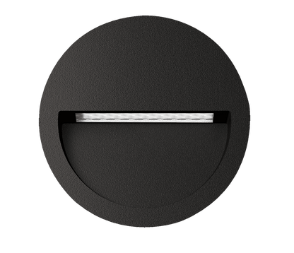 Domus Zac Pro 5 - 5W LED Recessed Wall / Step Light IP65 - Black or White - Mases LightingDomus Lighting