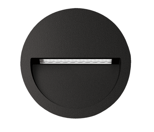 Domus Zac Pro 5 - 5W LED Recessed Wall / Step Light IP65 - Black or White - Mases LightingDomus Lighting