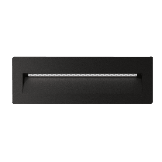 Domus Zac Pro 8 - 8W LED Recessed Wall / Step Light IP65 - Black or White - Mases LightingDomus Lighting