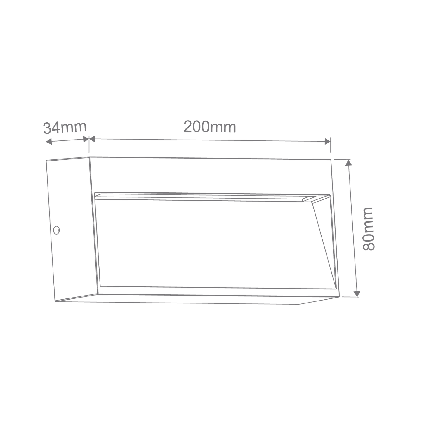 Domus Zeke Pro 8 - 8W LED Surface Mounted Wall / Step Light IP65 - Black or White - Mases LightingDomus Lighting