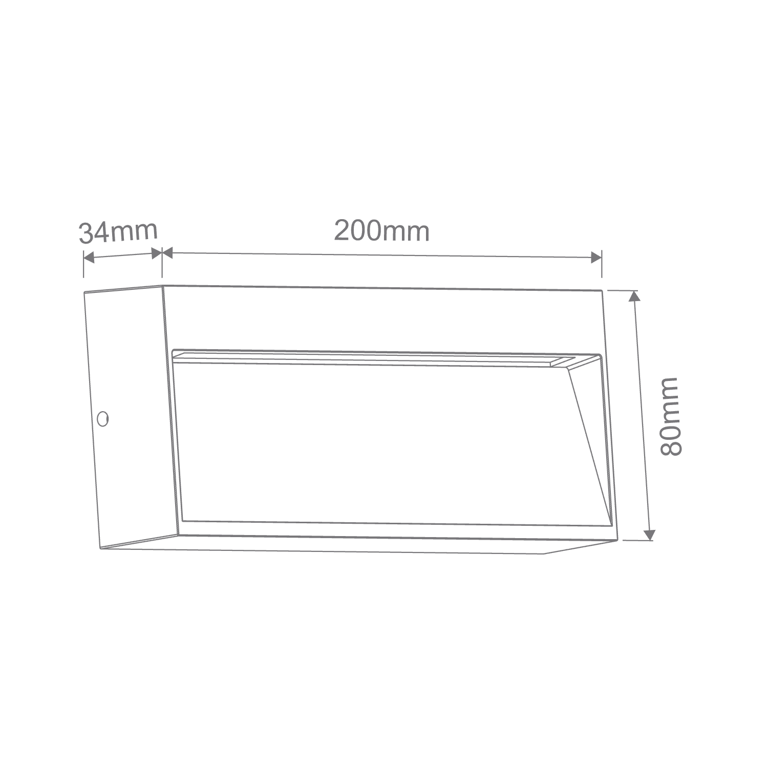 Domus Zeke Pro 8 - 8W LED Surface Mounted Wall / Step Light IP65 - Black or White - Mases LightingDomus Lighting